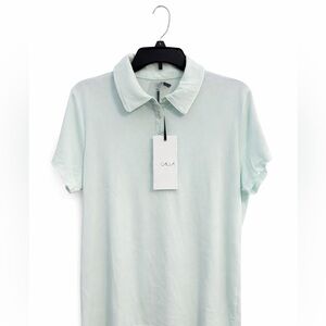 CALIA Golf Rib Polo Mint Ceylon Green Activewear Medium NEW With Tags